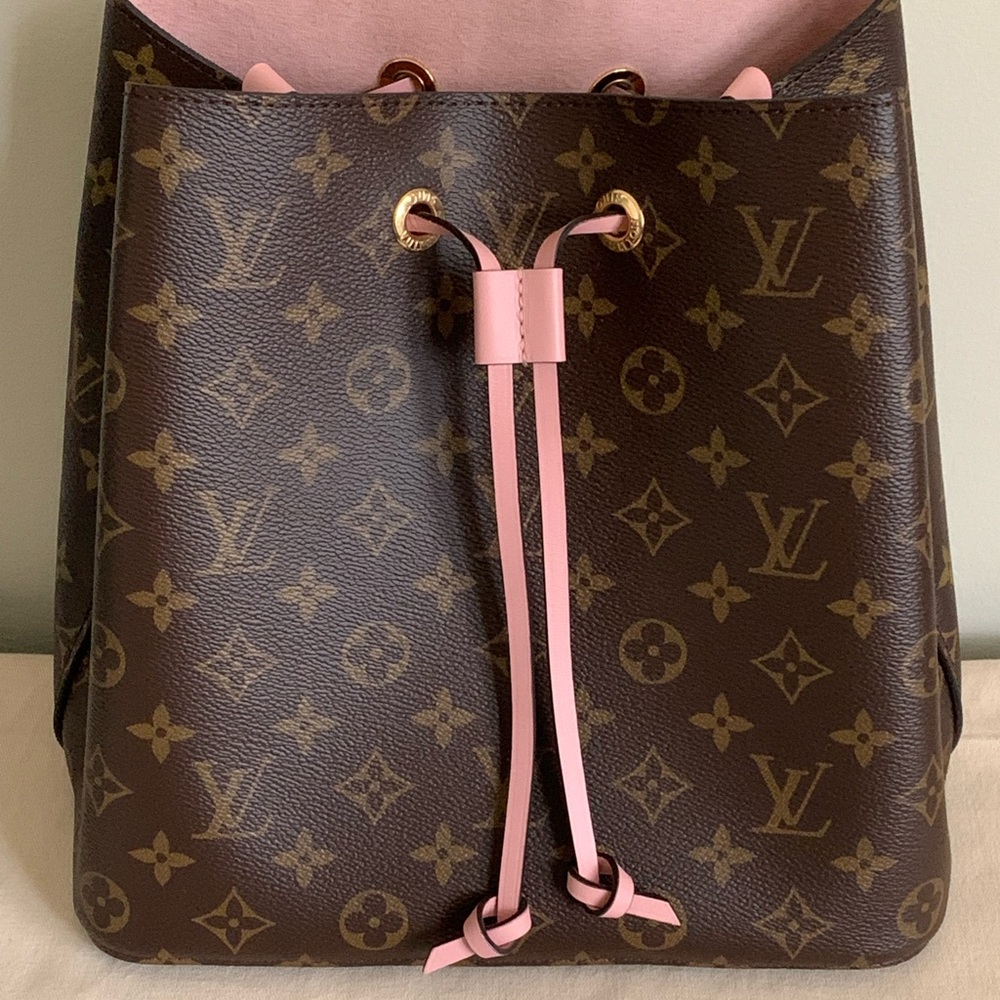 NWT LOUIS VUITTON NEO NOE ROSE POUDRE